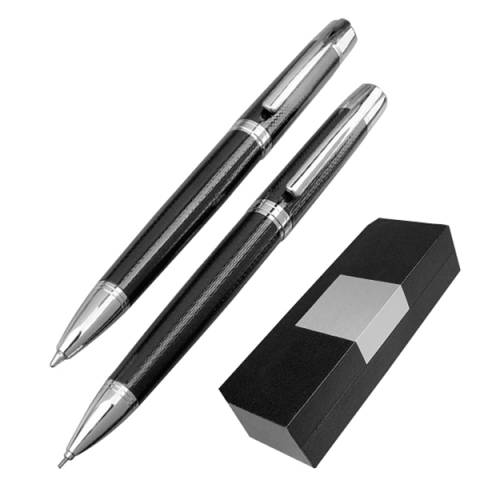 Set Metall Kugelschreiber u. Bleistift