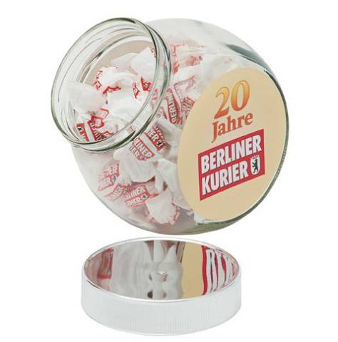 Bonbons im Bonbonglas Mittel