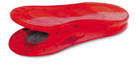 Set of 2 magnet clips REFLECTS CLIC CLAC RED 