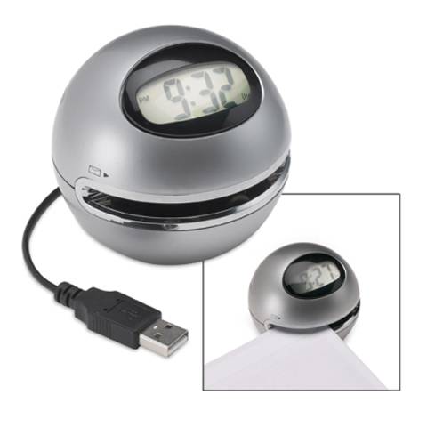 Tischuhr mit USB-Anschluss