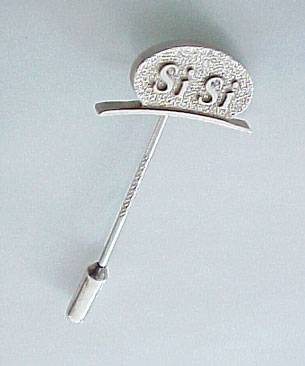 Mitarbeiter Reversnadel Silber