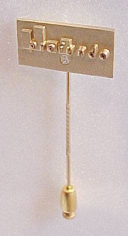 Reversnadel  585 Gelbgold