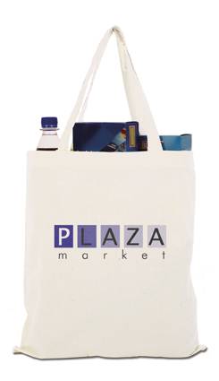 Baumwolltasche m. kurzen Henkeln