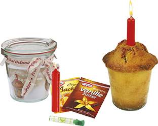 Kuchen im Glas, 1-4 c Digitaldruck einseitig inklusive