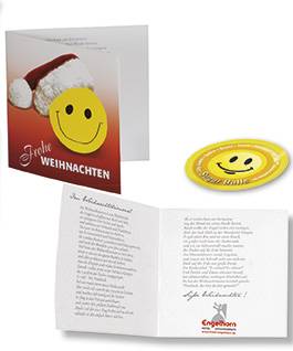 Weihnachtskarte Zucker, 1-4 c Digitaldruck inklusive, ohne Kuver