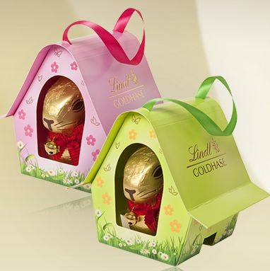 Lindt Goldhase im Haus