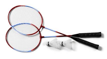 Federballspiel in Umh�ngetasche