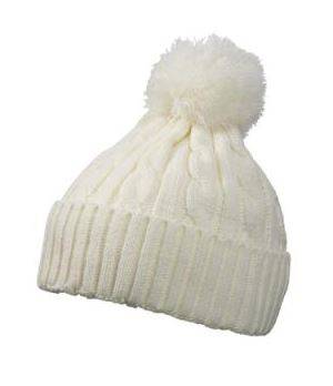 Weihnachtm�tze im Zopfmuster