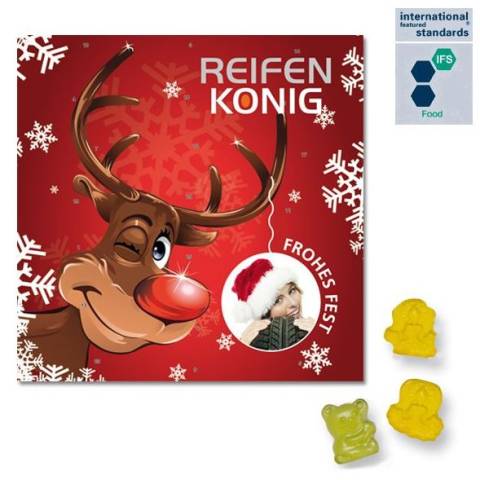 Mini-Fruchtgummi-Adventskalender BUSINESS