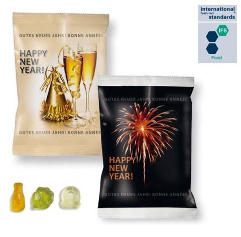 Fruchtgummi-Design Silvester