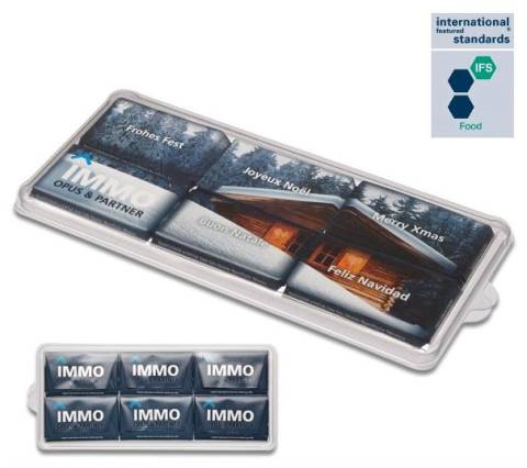6er Schoko-Display, 5-6 Motive