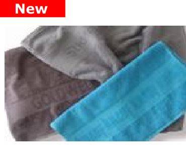 Badet�cher Chenille Einwebung