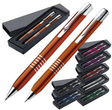 2-teiliges Metal Schreibset