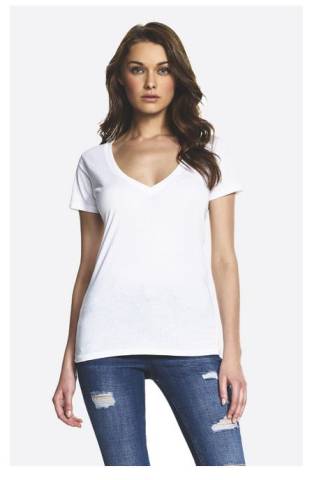 Continental N40 Womens Deep V-Neck Jersey T-Shirt