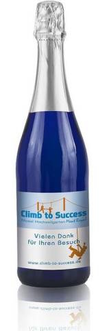 Sekt Cuve Flasche blau 750 ml