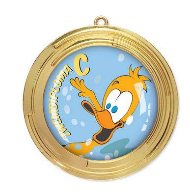 Medaille Gold 70 mm