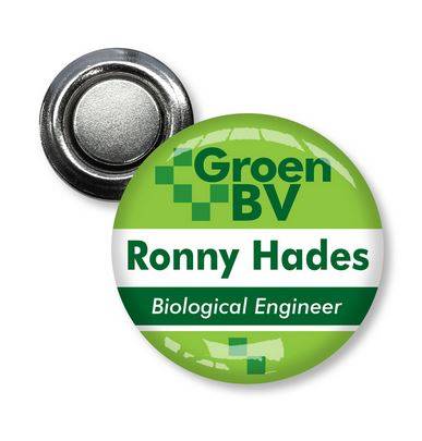 Namensschild rund 30 mm