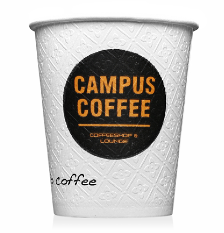 Pappbecher 200 ml Einwandig mit Struktur