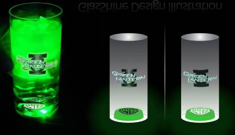 Gl�ser mit Licht