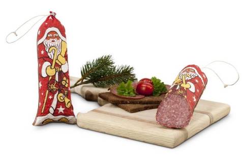 Weihnachtsmann Salami