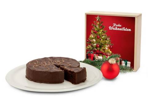 Sachertorte Weihnachten