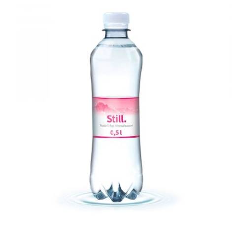 Wasser still 500 ml Designflasche