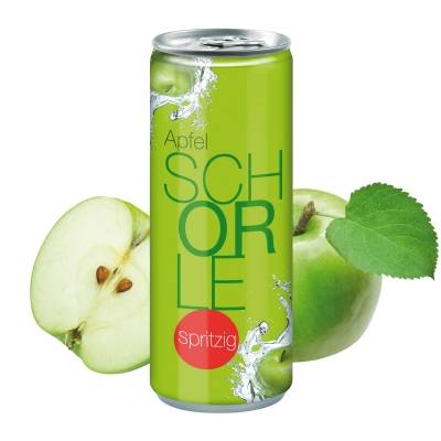 Apfelschorle spritzig