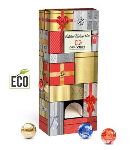 Lindt Adventskalender Lindor Turm ECO