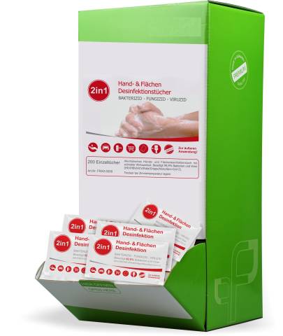 Desinfektionstcher 200er Spenderbox