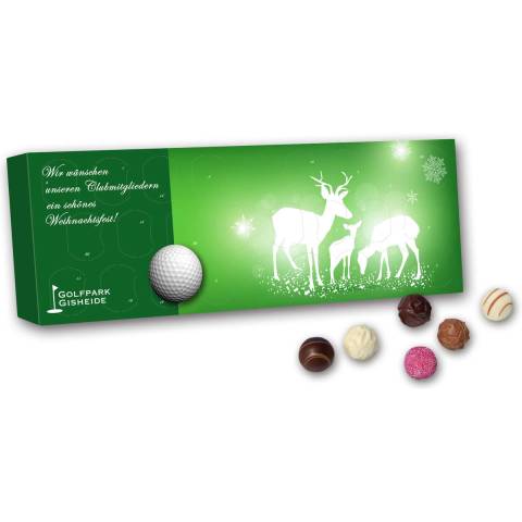 Adventskalender Mini Pralinen Tischkalender