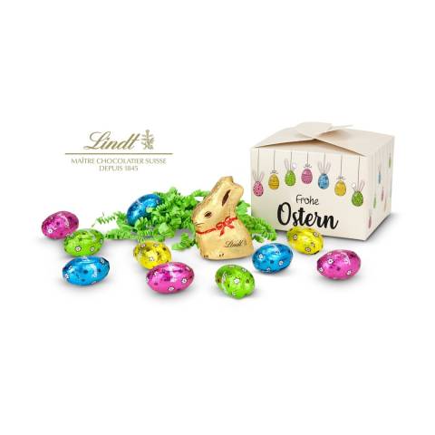 Buntes Lindt Osternest