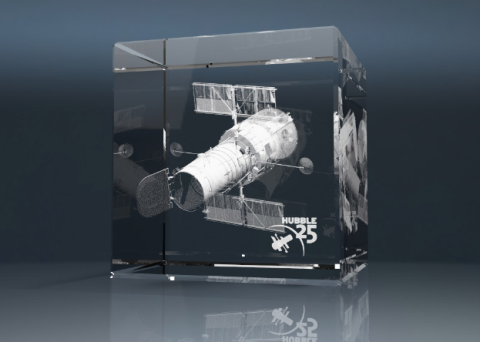 3D Glasw�rfel Gravur