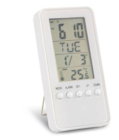 Alarm clock REFLECTS PETARE WHITE 