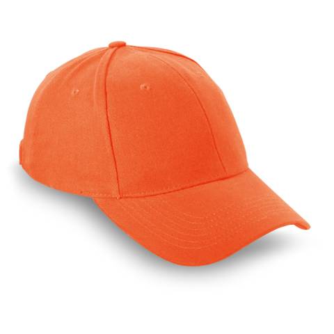 Baseball Kappe 6 Panels orange Natupro