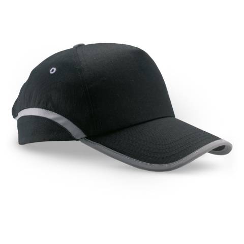 Baseball-Cap, Baumwolle schwarz Visinatu