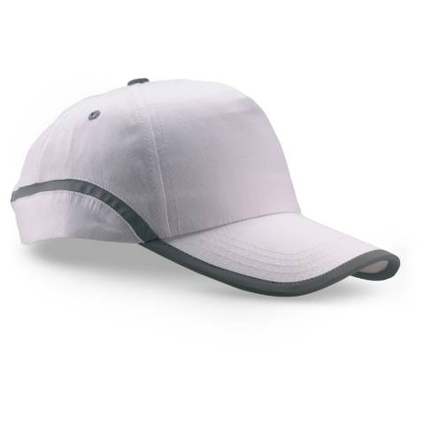 Baseball-Cap, Baumwolle wei� Visinatu
