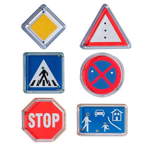 Geduldspiel-Set Verkehrszeichen