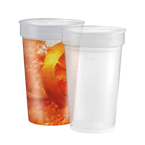 Trinkbecher Pfand 0,4 l