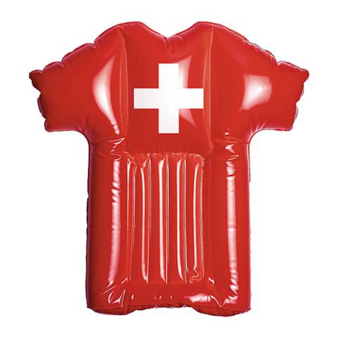 Aufblasbares Fan-Shirt Nations - Schweiz