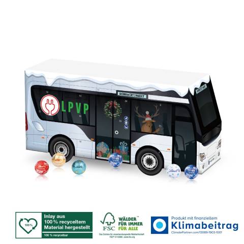 Lindt Adventskalender Bus 3D