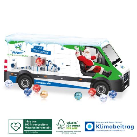 Lindt Adventskalender Transporter 3D