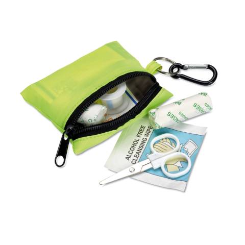 Erste-Hilfe-Set mit Karabiner gelb Minidoc