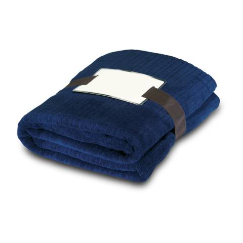 Fleece-Decke blau CAP CODE