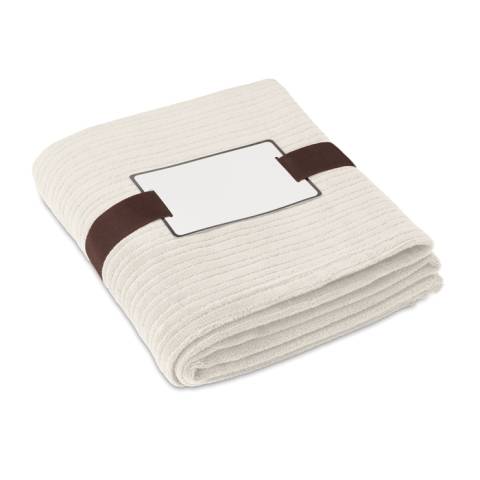 Fleece-Decke beige CAP CODE