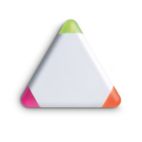 Textmarker wei Triangulo