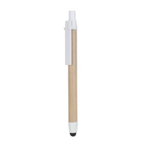 Kugelschreiber mit Stylus wei� Recytouch