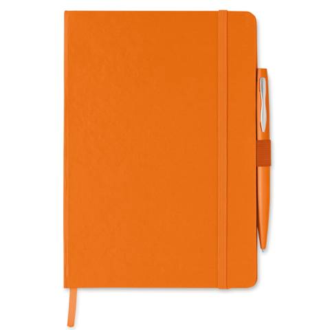 DIN A5 Notizbuch orange Notaplus