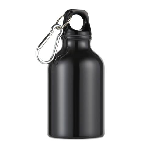 Trinkflasche schwarz Moss