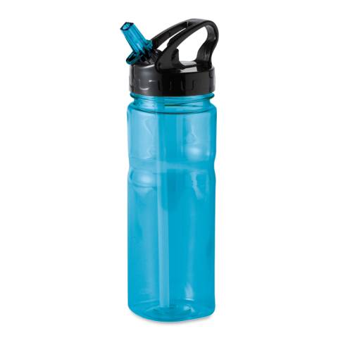 Trinkflasche transparent blau Nina