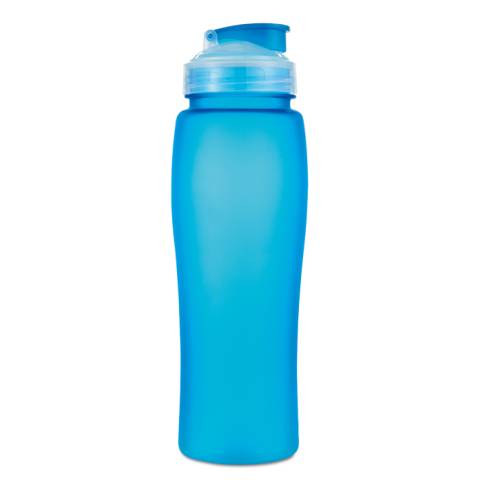 Trinkflasche blau Fluo